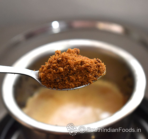 Add jaggery powder