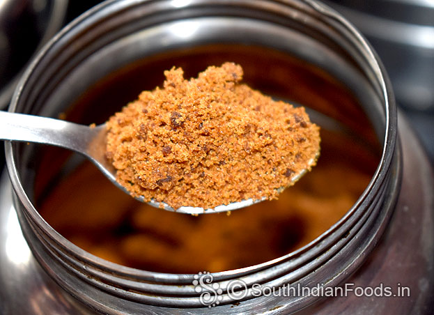 Take 2 tbsp jaggery powder