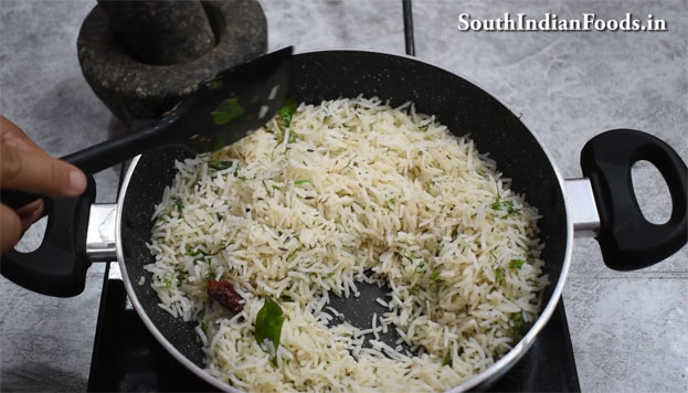 jeera rice step 15