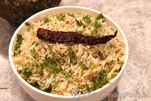 jeera rice step 17