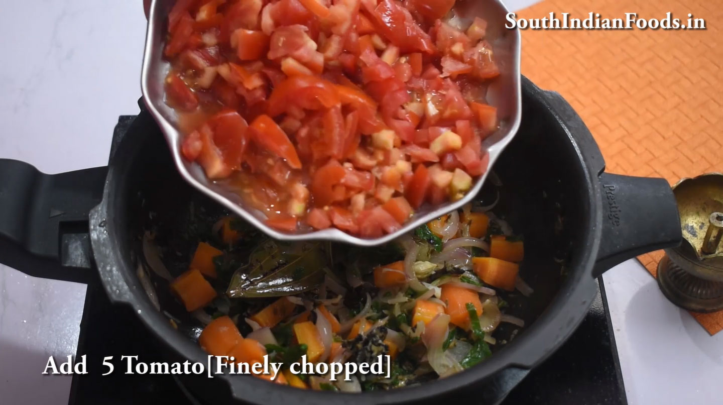 Jeeraga samba tomato biryani