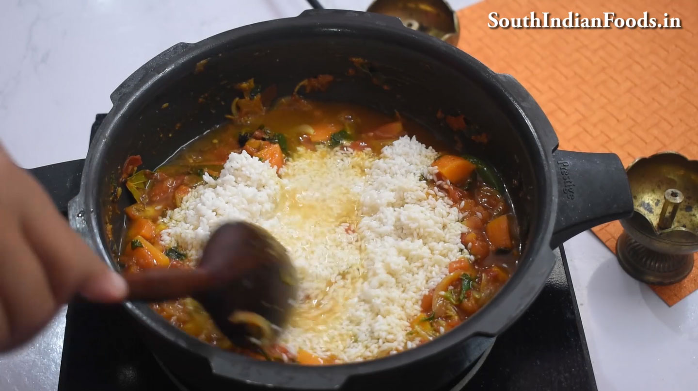 Jeeraga samba tomato biryani