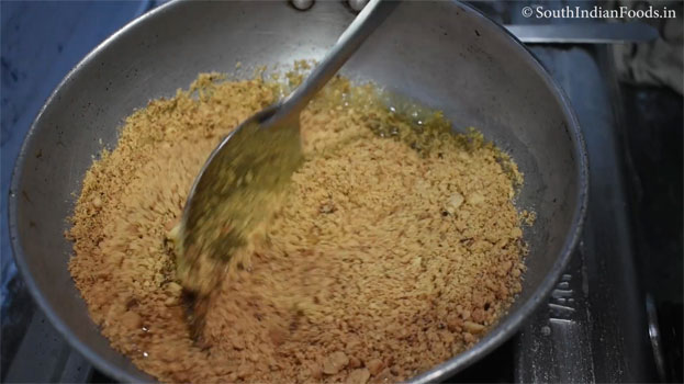 Peanut jaggery burfi step 16