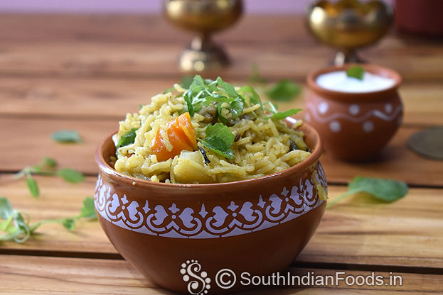 Kadugu keerai biryani