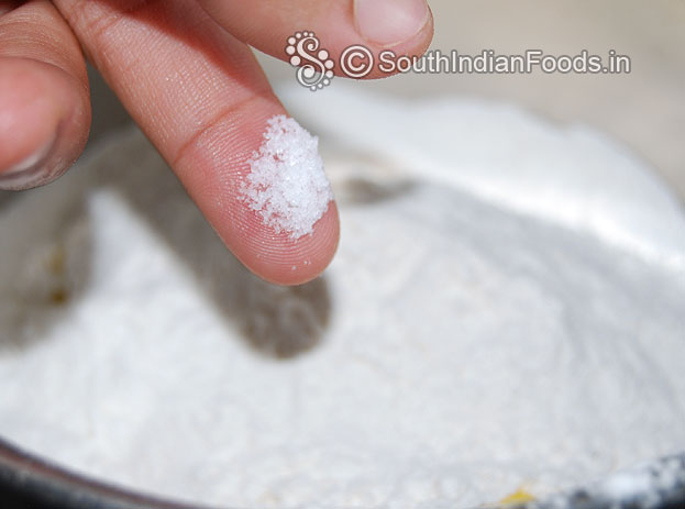 Add pinch of salt