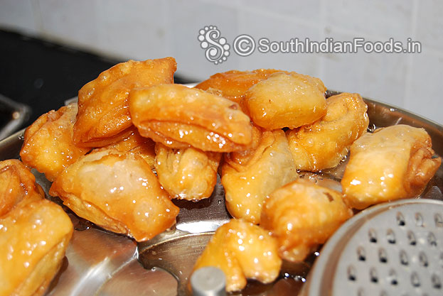After 2 min take it out from sugar syrup then let it cool in room temperature
