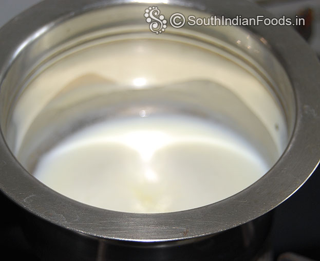Boil milk let it cool