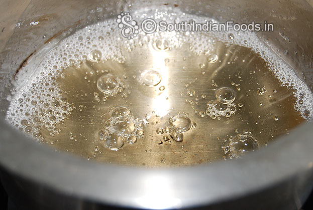 For sugar syrup:- Add sugar and water mix well then boil it for 7 min till one string consistency then cut off heat