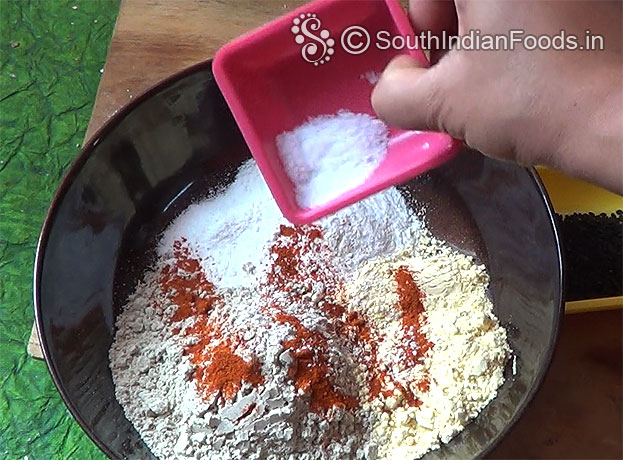 Add red chilli powder