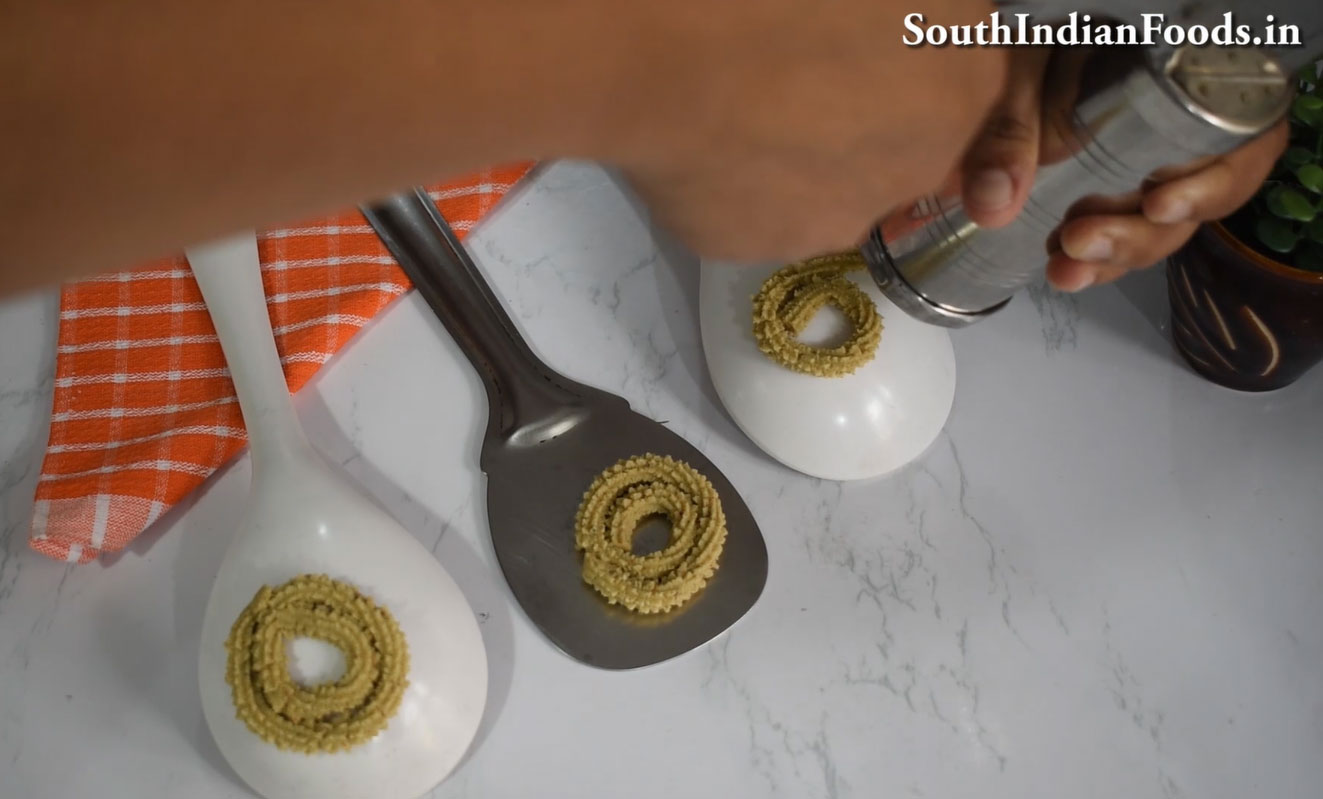 Kambu murukku recipe step 23