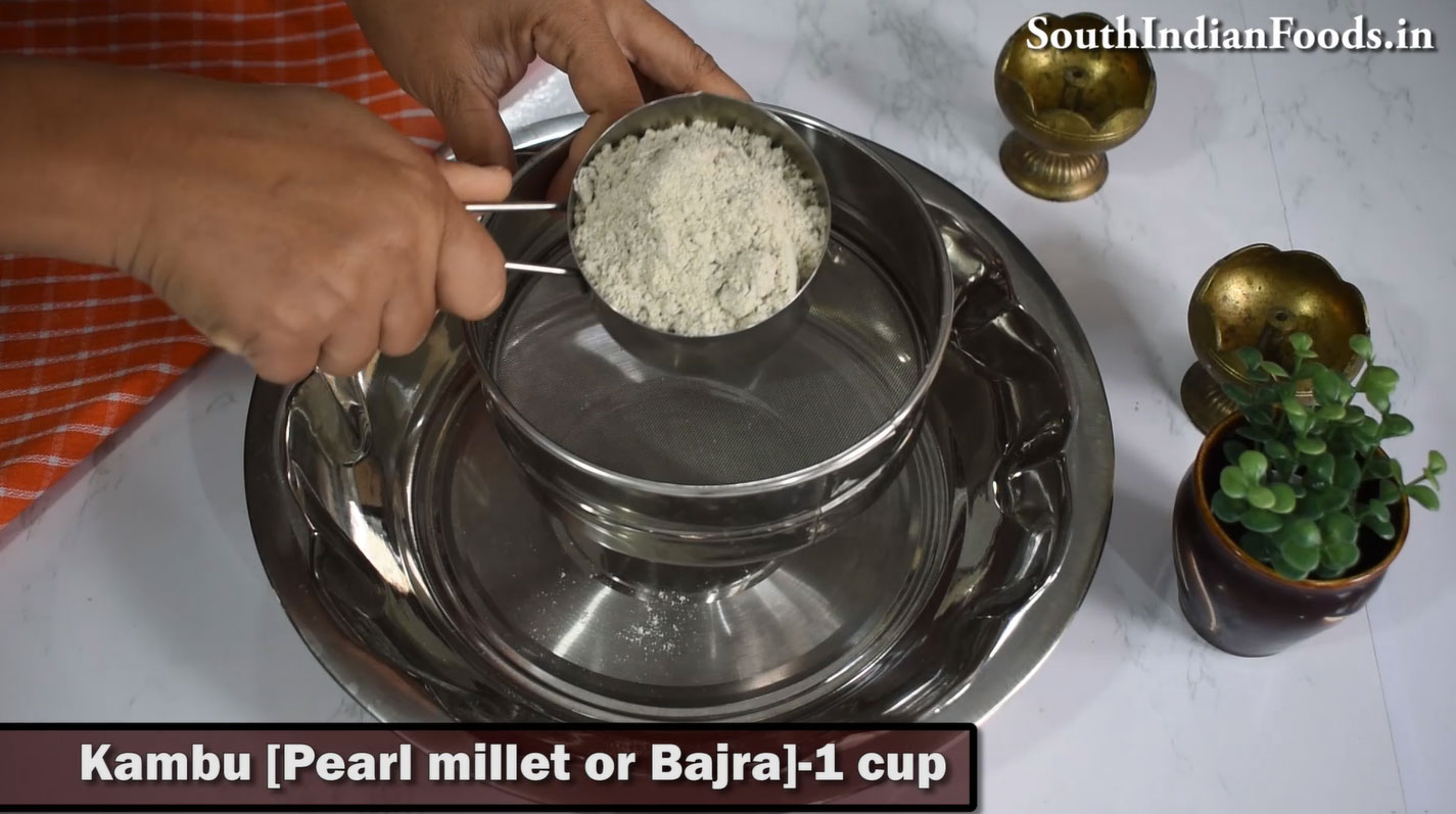 Kambu murukku recipe step 6