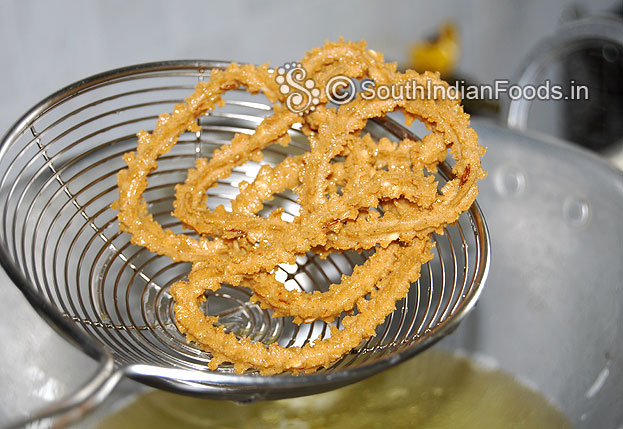 Murukku is ready take it out