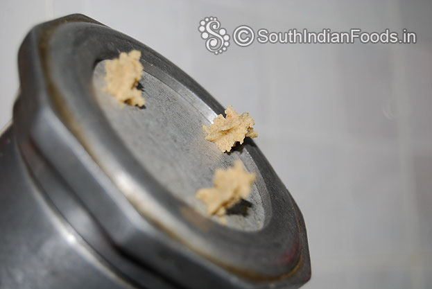 Take star murkku mold & fill the handful of dough