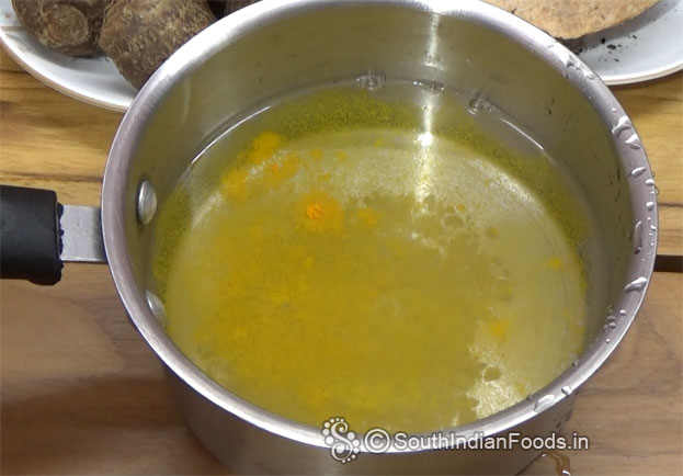 Add turmeric powder
