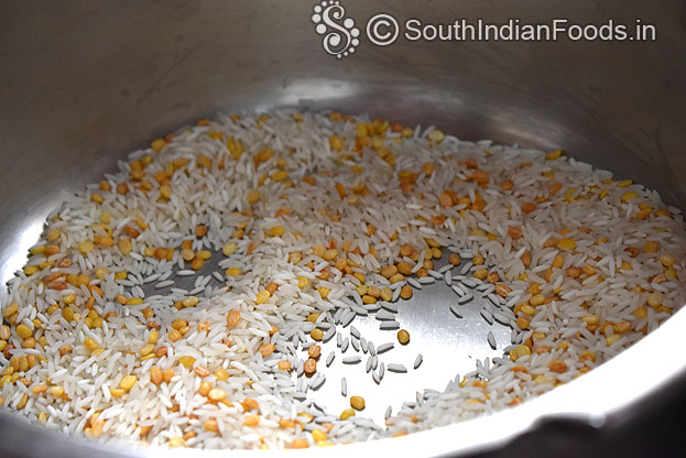 Add rice, roast for 2 min