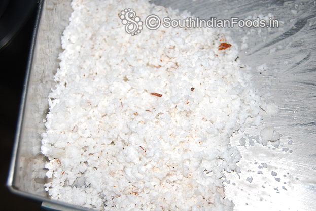 Grate coconut