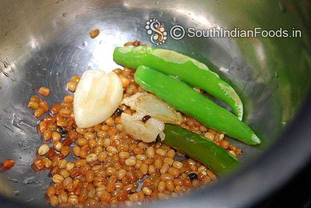 Transfer roasted ingredients & let it cool
