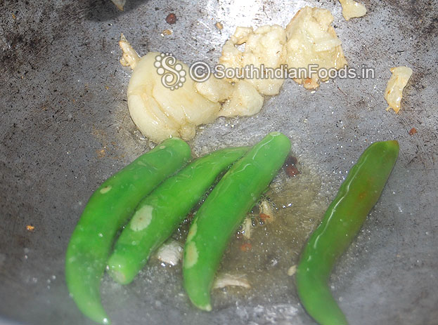 Roast green chilli & garlic