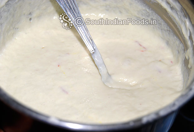 Jalebi batter is ready