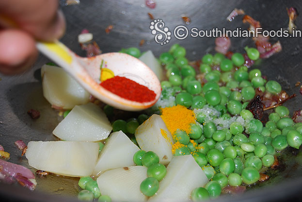Add red chilli powder