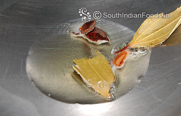 Heat oil & butter in a pan add cinnamon, bayleaf, & star anise saute till you get nice aroma