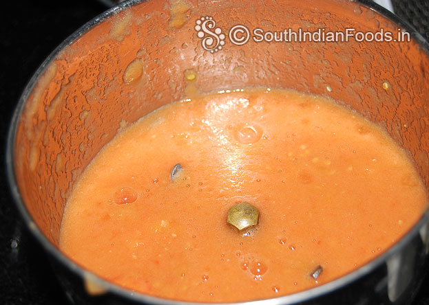 Tomato puree is ready