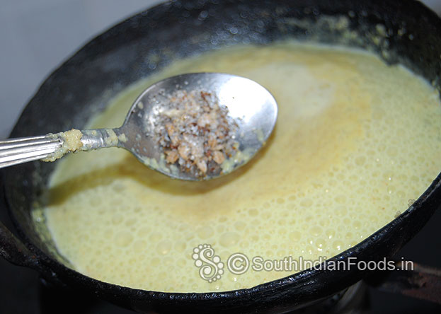 Finally add cardamom powder &cut off heat
