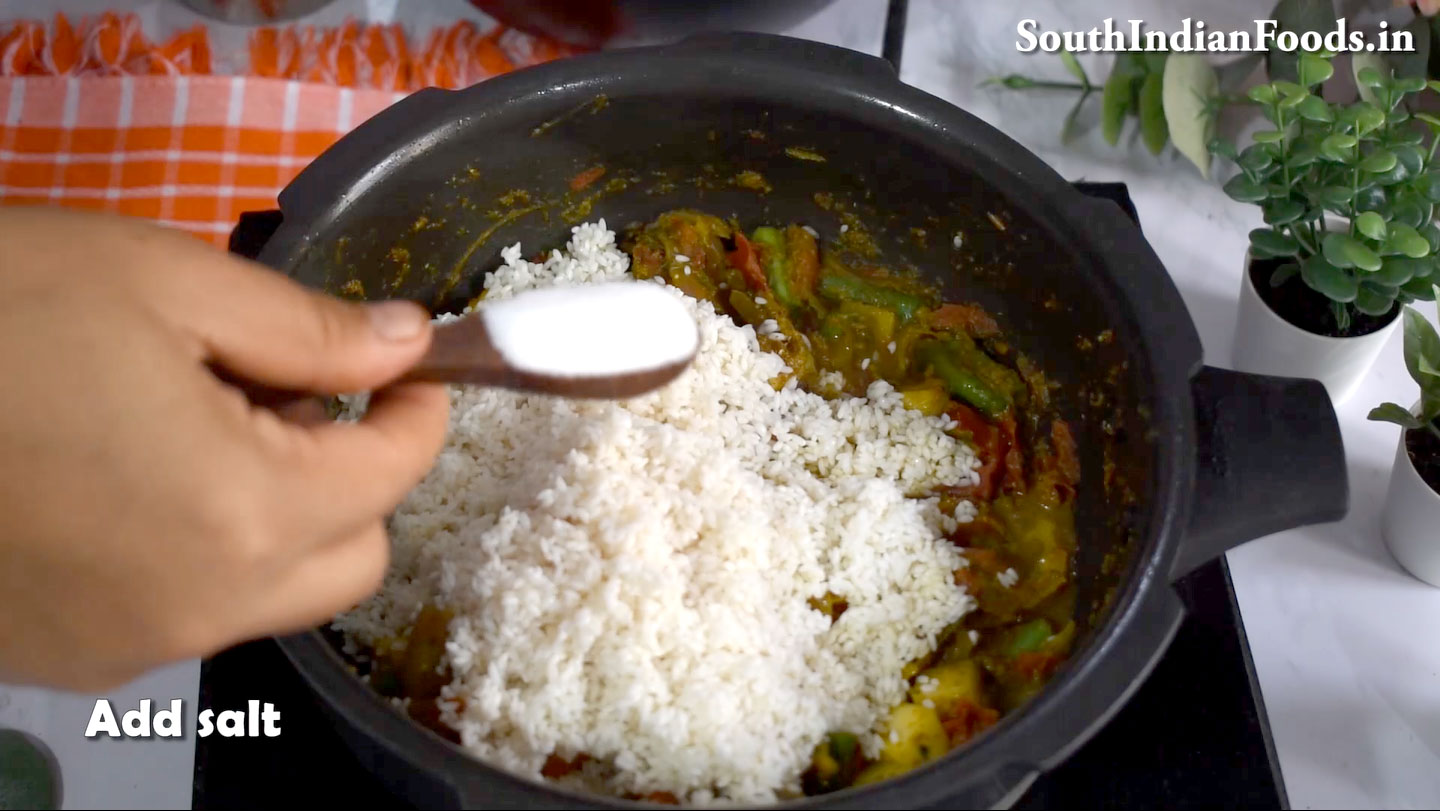 Kids veg lunch box pulav