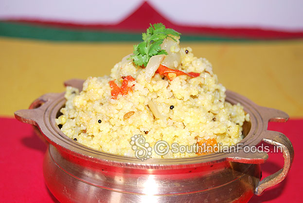 Kodo millet khichdi