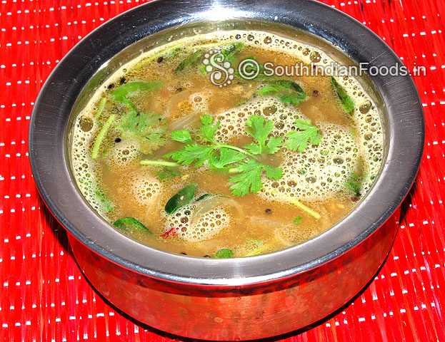 Horse gram rasam-ready to serve