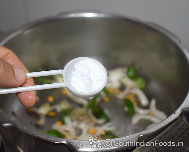 Add salt mix well