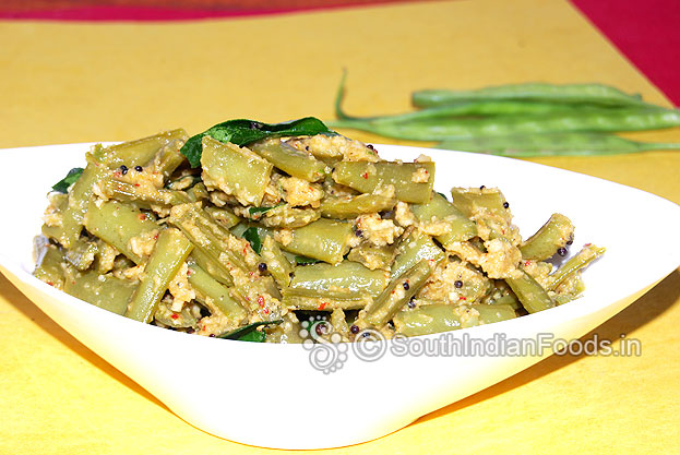 kothavarangai milagu thengai kootu