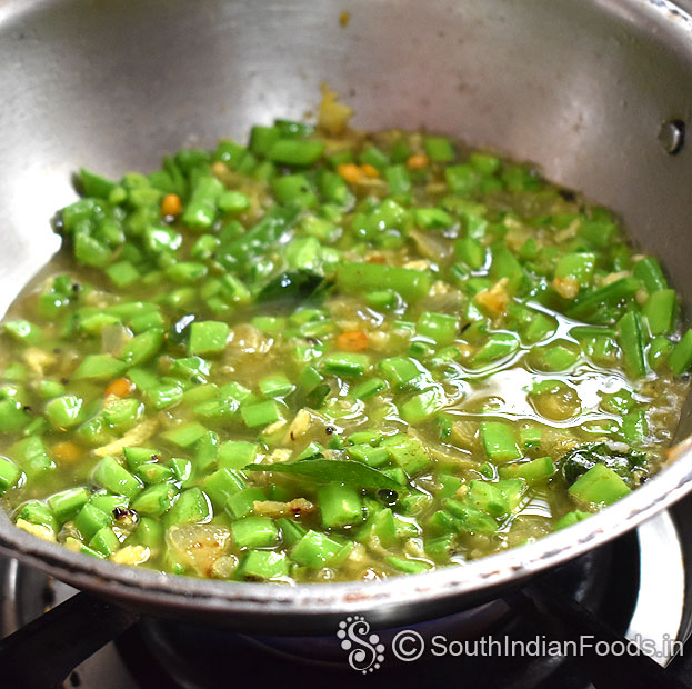 Add water, cook till soft