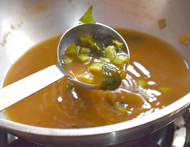 Add water, let it boil