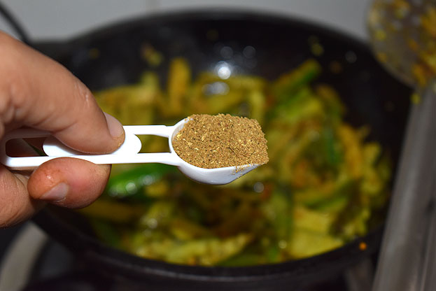 Add garam masala powder, saute till soft on medium to low flame