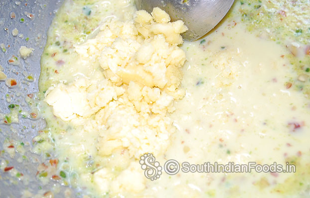 Add khoya mix well 
