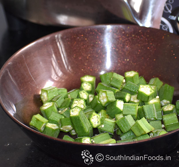 Add okra pieces