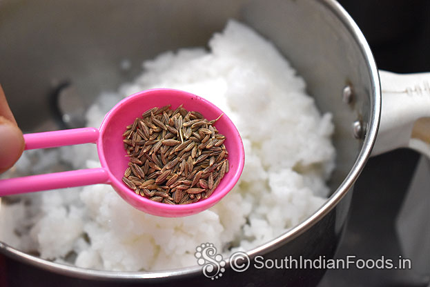 Add cumin seeds