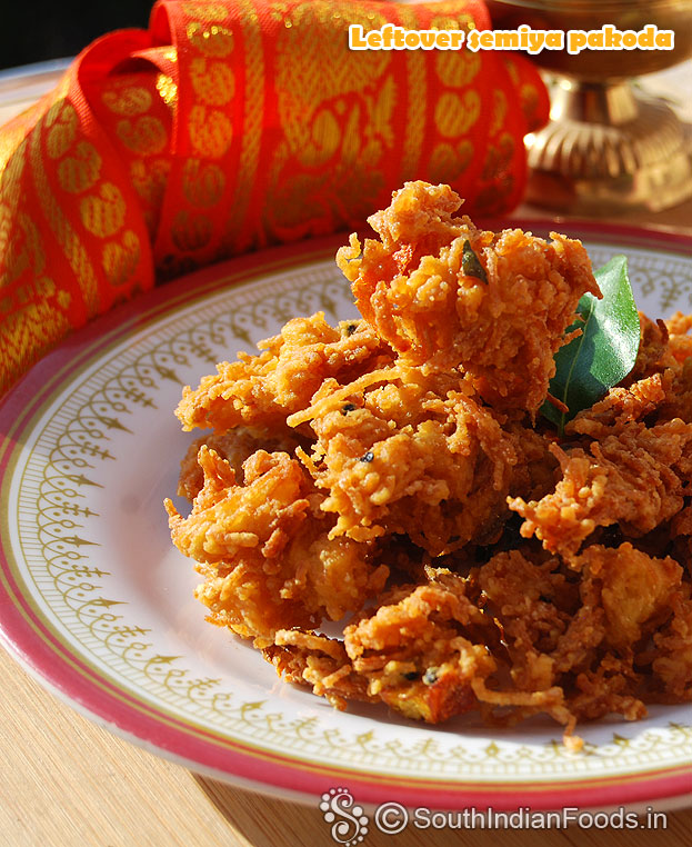 Vermicelli upma pakoda