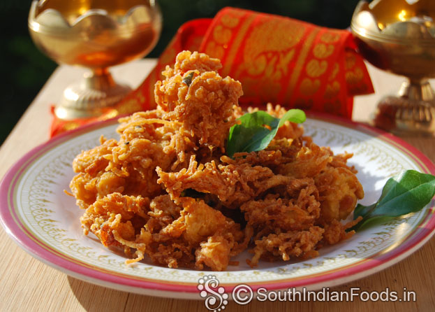 Instant semiya pakoda fritters