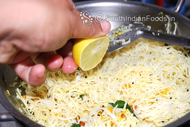 Add lemon juice mix well