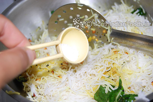 Add salt mix well.
