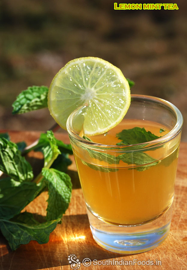 Lemon mint tea
