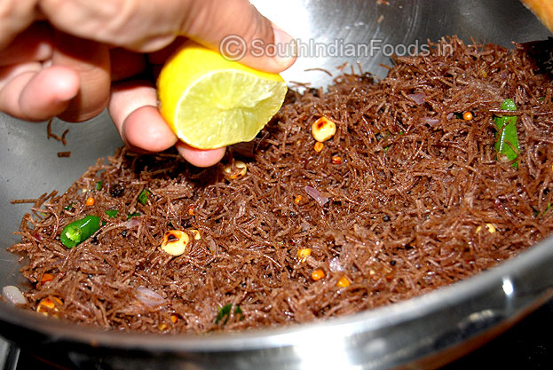 Add lemon juice