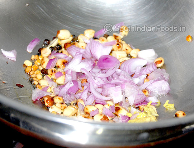 Add onion & ginger