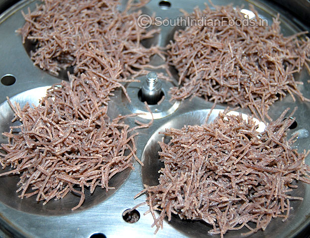 Steam in idli cooker for 5 to 7 min