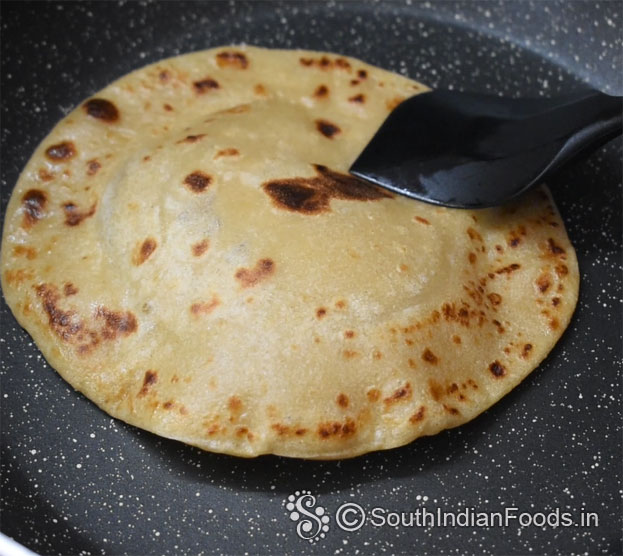 Liquid dough chapati recipe step 13