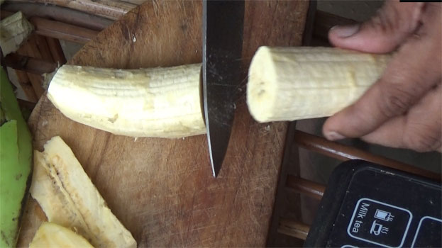 Cut into half