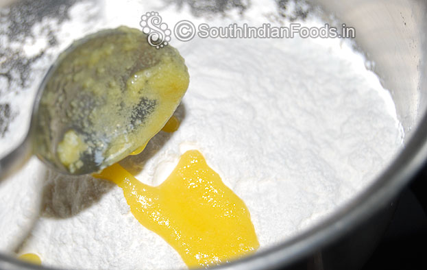 Add ghee or butter