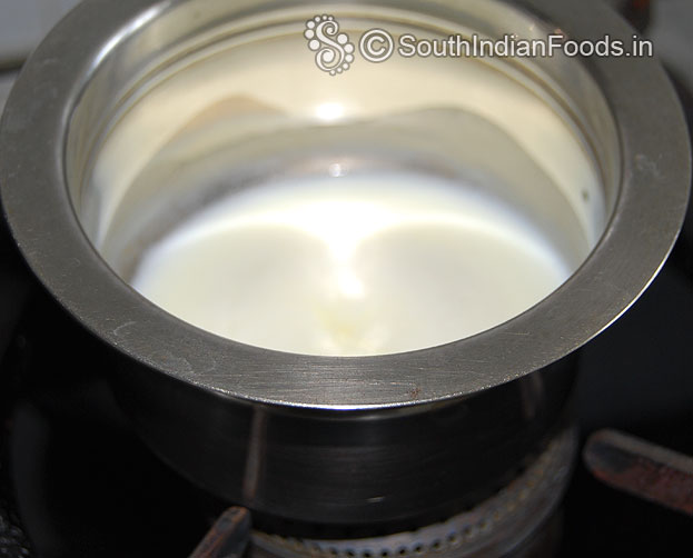 Boil milk let it cool